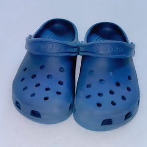Girls/ Boys navy blue CROCS